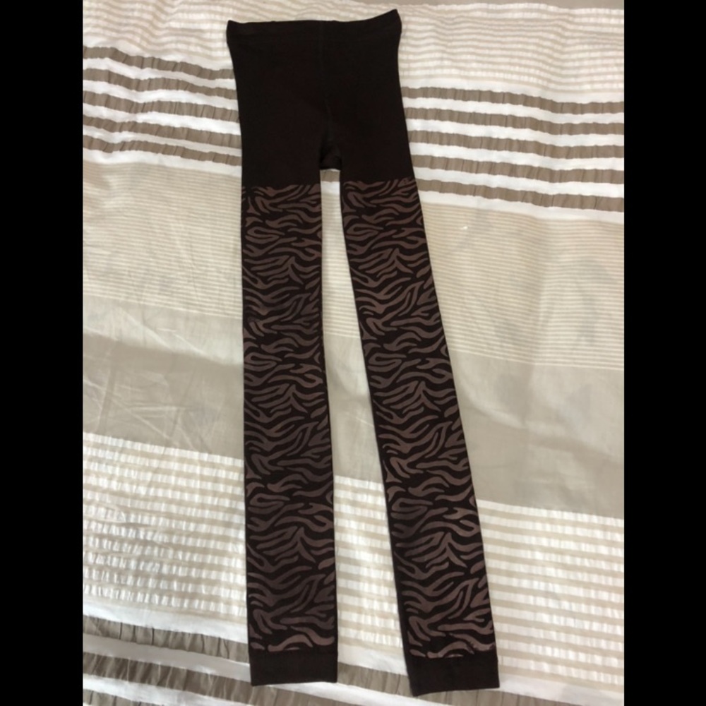 Brown Animal Print Tights💕🦓